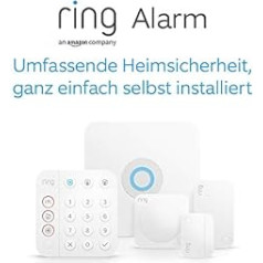 Ring Alarm 5 piece Kit (2. paaudze) no Amazon — mājas drošības sistēma ar papildu palīguzraudzību — bez ilgtermiņa saistībām — darbojas ar Alexa