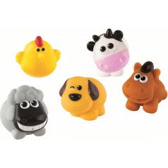 Farm animals bath toys