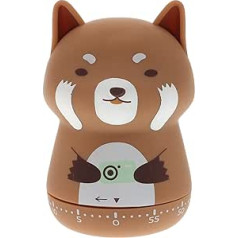 BESTonZON Kitchen Timer Fox Shape Mechanical Timer Egg Timer Kitchen Timer Kitchen Timer Short Timer Kitchen Clock Countdown Timer for Cooking Baking Office School Cooking Accessories