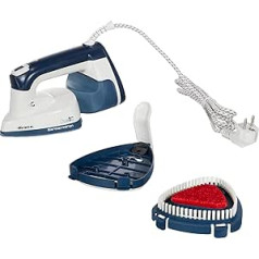 Ariete 6246 Duetto Garment, Vertical Steam Iron and Iron with Non-Stick Ceramic Plate, 1000 W, Powerful and Continuous Steam, White/Blue