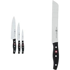 Zwilling Twin Pollux nažu komplekts, 420 x 95 mm, nerūsējošais tērauds Zwilling īpašs kausējums, kniedēts, masīvas plastmasas bļodas, melns