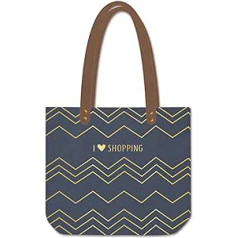 Graphic Workshop Shopper Linen Women's Bag Favourite Bag, blue, Shopping