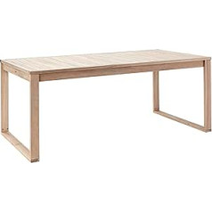 Naterial Solaris izvelkamais dārza galds, pusdienu galds, koka galds, akācija, 6 līdz 8 cilvēkiem, 180/240 x 90 cm