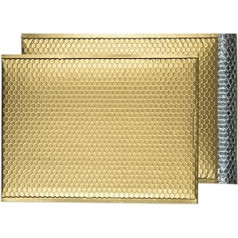 Blake Purely Packaging MTMG450 Coloured Bubble Envelopes Matt Peel and Seal Metallic Gold C3 450 x 324 mm | Pack of 50