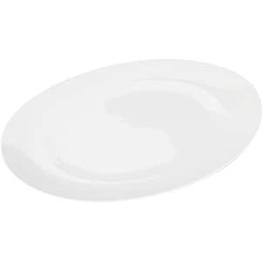 Villeroy and Boch For Me ovāls šķīvis, premium porcelāns, balts, 41 cm