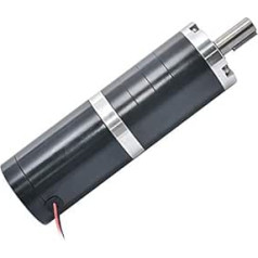 12 V 24 V līdzstrāvas planetārais zobratu motors 4/10/15/36/50/60/150/200 apgr./min ar izejas vārpstu 12 mm un diametru 50 mm DIY ģeneratoram (10 apgr./min, 12 V)