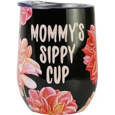 Enesco Mūsu vārds ir Mud Mommy Schnabeltasse mit Blumenmuster, 425 ml, mehrfarbig