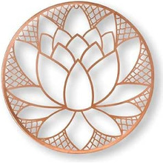 Graham & Brown Copper Lotus Blossom metāla sienas māksla, varš
