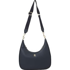 Tommy Hilfiger sieviešu Essential Crossover Corp Crossbody soma ar rāvējslēdzēju, daudzkrāsains (Space Blue), viens izmērs, Space Blue