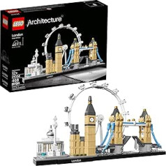 LEGO Architecture London Skyline Collection 21034 Celtniecības komplekta modeļu komplekts un dāvana bērniem un pieaugušajiem (468 gabali)