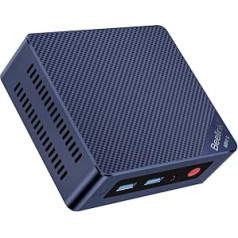 Beelink Mini dators, Mini S12 ar 12. Intel Alder Lake-N95 (4C/4T, līdz 3,4 GHz), 8 GB DDR4 256 GB PCIe SSD, mini datora darbvirsmas atbalsts Dual HDMI 4K UHD, WiFi 5, Bluetooth 4.2, Gigabit Ethernet