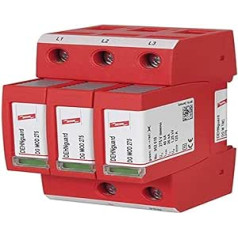 Dehn+Söhne 952300 ÜS novadītājs DEHNguard DG M TNC 275 230/400V, IP20, 2. tipa pārsprieguma novadītājs enerģijas tehnoloģijai/barošanas avotam 4013364108431