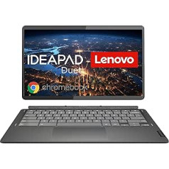 Lenovo Chromebook IdeaPad Duet 3 2-in-1 planšetdators | 10,9 collu 2K skārienjutīgs displejs | Qualcomm Snapdragon 7c Gen 2 | 4 GB RAM | 64 GB SSD | Qualcomm Adreno Graphics | Chrome OS | QWERTZ | Pelēks