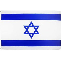 Az Flag AZ KAROGS Izraēlas karogs 250 x 150 cm - IZRAĒLAS karogs 150 x 250 cm - augstākās kvalitātes karogi