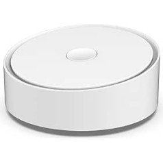 ‎Ledlux LEDLUX Multi Mode Gateway ZigBee 3.0 WiFi 2.4G Bluetooth Mesh, trīs vienā ar Tuya Smart Life lietotni, apaļš, elegants, saderīgs ar Amazon Alexa un Google Home