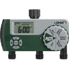 Orbit 56082 Watering Timer, 3 Outputs, Green