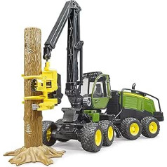 bruder 02135 - John Deere 1270G kombains ar 1 koka stumbru - 1:16 Lauksaimniecība Mežsaimniecība Meža darbs Traktors Traktors Traktors Velkonis Bulldogs Koka vedēja rotaļlieta