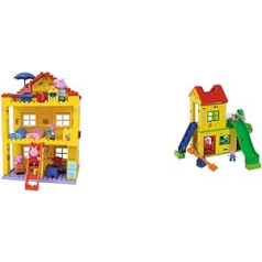 Big-Bloxx Peppa Pig House - Peppa's House, Construction Set, from 18 Months & Big-Bloxx Peppa Pig Play House - Tree House, Construction Set, Big-Bloxx Set from 18 Months