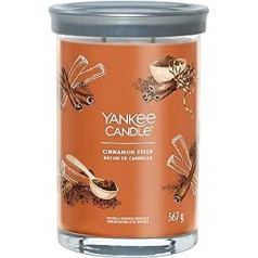 Yankee Candle Signature aromātiskā svece, liela svece ar ilgu degšanas laiku "Cinnamon Stick", sojas vaska maisījums, ideālas dāvanas sievietēm