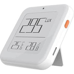 BOROCO mitruma mērītājs BT/Zigbee 3 vienā gaismas temperatūras mitruma detektors iekštelpu termometrs higrometrs Intelligent Link mājas sensors Lux gaismas rīki (Zigbee)
