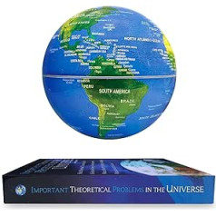 Dracarys Magnetic Floating Globe with LED Gradient Night Light, Anti Gravity Globe Floating for Home Office Desk Bookshelf Decoration Anniversary Christmas Gift (with Switch)