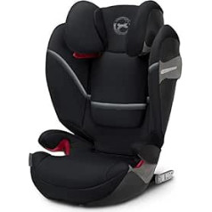 Cybex Gold Solution S-Fix child car seat, For cars with and without ISOFIX, Group 2 / 3 (15 - 36 kg), from approx. 3 to approx. 12 Years, Deep Black