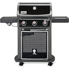 Weber Spirit E-320 Classic gāzes bārbekjū, 46415079, Black Flexible Grill Station, 3 nerūsējošā tērauda degļi