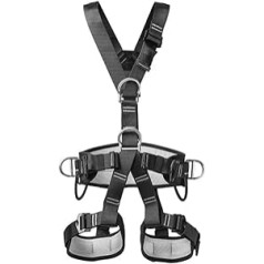 Keenso Safety Belt for Mountaineers, Removable Climbing Harness, Full Body Safety Belt for Fire Fighting, Cave Climbing Protection