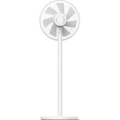 Xiaomi Mi Smart Standing Fan 1C Fan, 45 W, 26,6 decibeli, 3 ātrumi, balts.