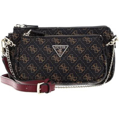 GUESS Damen Noelle Dbl Pouch Crossbody Bag