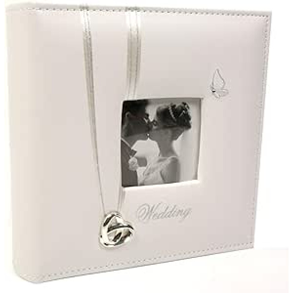 Wedding Rings and Butterfly Photo Album - Wedding Day Gift