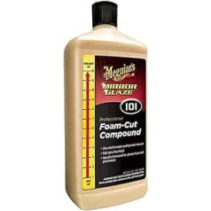 Meguiar's M10132EU Mirror Glaze Foam-Cut Compound Schleifpolitur, 946ml