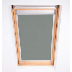 Bloc Skylight rullo žalūzijas 102 Velux jumta logam, izslēdzamas, melnas