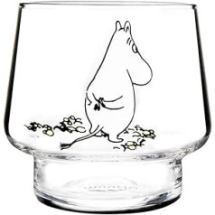 Muurla - Tējas lampiņas turētājs, Svečturis - Moomin Original - The Wait - Stikls - Augstums 20 cm