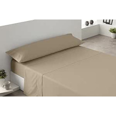 Degrees home - 3 Piece Bedding Set - Fitted Sheet, Flat Sheet and Pillowcase - Bed 150 cm - 100% Polyester