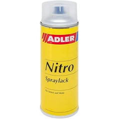 ADLER Spray Paint G30 Semi-Matt, 400 ml, Colourless Clear Varnish, Spray Paint