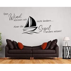 tjapalo® a45 Wall Sticker Motivation Wall Sayings Office Motivational Sayings Wall Sticker Living Room Motivation Slogan, white