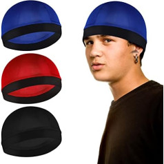 Sibba 3 gabali unisex satīna zīdaini viļņu cepures 360 540 720 viļņu elastīga josla zīdaini durag galvassegas zeķes Parūka Beanie vāciņš Mīksts elpojošs Skullies Beanies vāciņš gulēšanai dušā