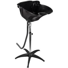 Blitzzauber24 Washing de Hairstyle Basin Shampoo Sink Portable Mobile Adjustable Hairdressing Basin Salon Barber