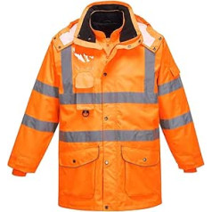 Hi-Vis 7-in-1 jaka, krāsa Oranža talla 3 XL