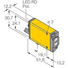 3037718 — MIAD9W, Opto Sensor Reflexionslicchttaster FM12ATEX0094X