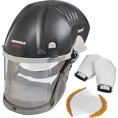 Trend Airshield Pro respiratora maska un sejas aizsardzības komplekts ar papildu aizsargpārsegiem un papildu dubultajiem gaisa filtriem, AIR/PRO/D4/E