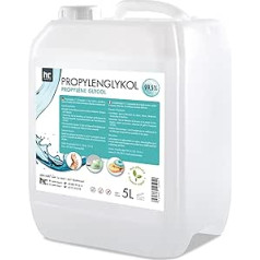 4 x 5 l propilēnglikols 99,5% pārtikas un farmaceitiskās kvalitātes E1520 propilēnglikols 1,2-propāndiols monopropilēnglikols