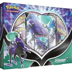 Pokémon Cold V Box vai Rider no Effking-V Sylveroy (izlases modelis) kolekcionējama galda spēle Poebaou21, daudzkrāsains