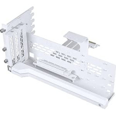 Phanteks Premoum vertikālais GPU stiprinājums + PCIe stāvvada kabelis 4.0 x16, DRGB — balts