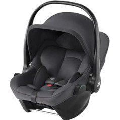 BRITAX RÖMER Baby-Safe Core autokrēsliņš zīdaiņiem no dzimšanas līdz 83 cm (15 mēneši), pusnakts pelēks