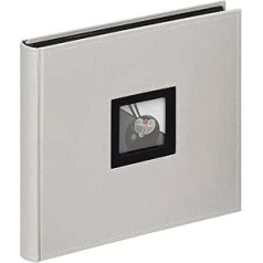 Walther Black & White FA-209-D fotoalbums 26 x 25 audums pelēks