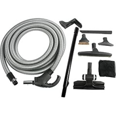 Cen-Tec Systems 93070 9m Silver Vacuum Cleaner Kit with Switch Control Hose