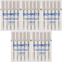 Šujmašīnas adatas SCHMETZ 130N, izmērs 90/14 25 gab.