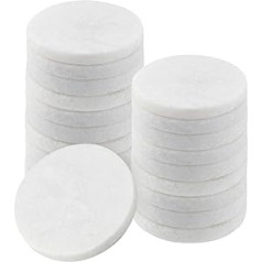 Deefongo Pack of 12 10 cm Diameter White Flat Stones for Painting with Brush and Paint Box, Large Smooth Pebbles for Painting Mandala and Friendliness Rocks for Art, Crafts